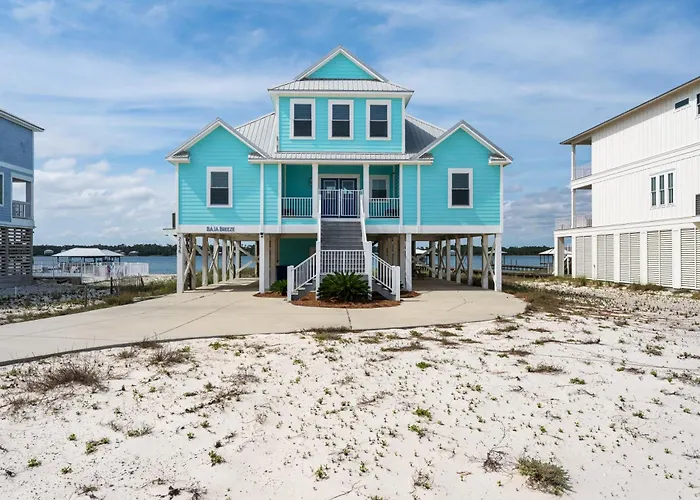 House On The Bay With Private Dock * Gulf Shores