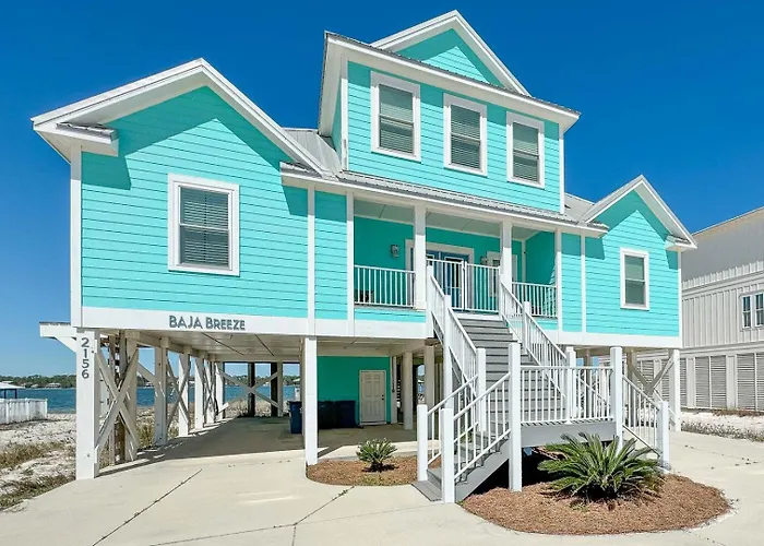 House On The Bay With Private Dock * Gulf Shores